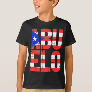 Abuelo Shirt Funny Puerto Rico Dad Grandpa Men