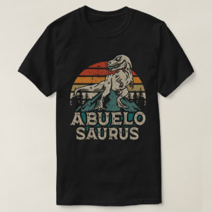 Abuelosaurus Dinosaur Grandpa Saurus Father's Day T-Shirt