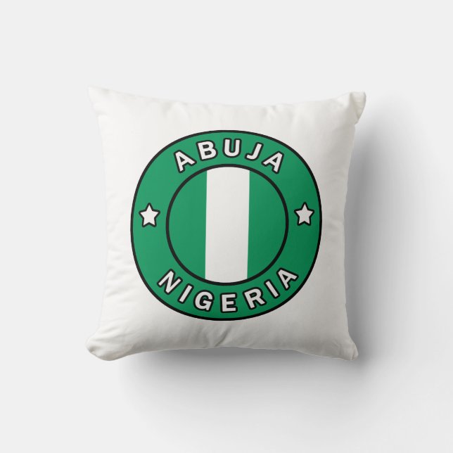 Abuja Nigeria Cushion (Front)