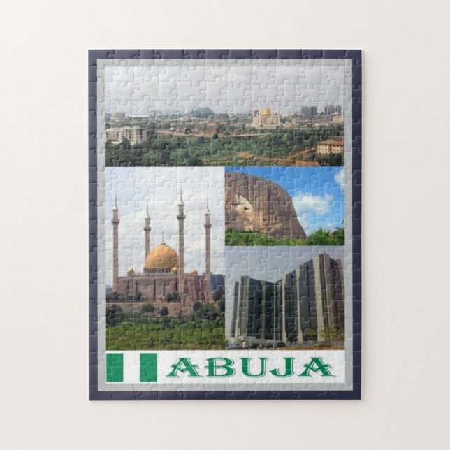 Abuja - Nigeria - Mosaic - Jigsaw Puzzle (Vertical)