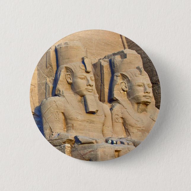 Abul Simbel (2) 6 Cm Round Badge (Front)