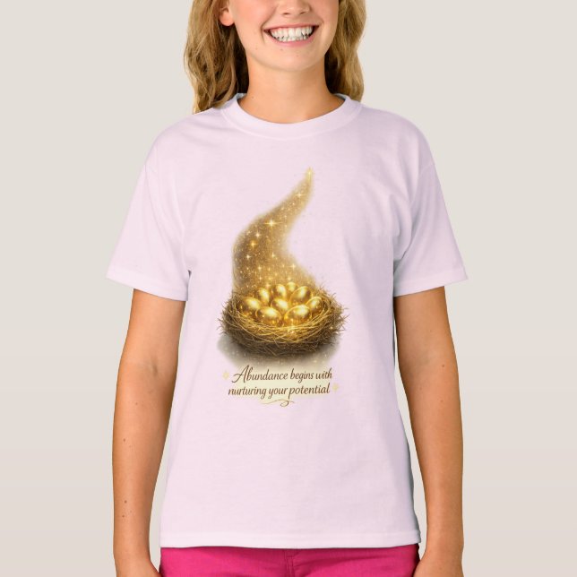Abundance Begins Women's T-Shirt (Front)