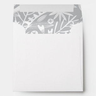 Abundance Botanical Silver Envelope