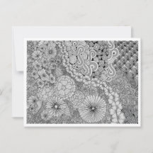 Abundance in Bloom – Colorable Postcards