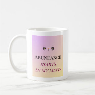 Abundance Mindset – Flowers of Abundance Coffee Mug