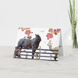 Abundance of Earth:HappyThanksgiving Holiday Card