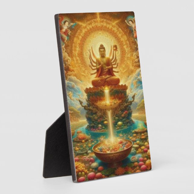 Abundance Plaque with Easel (Side)