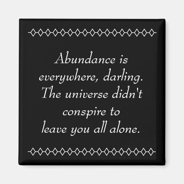 Abundant Abundance  Magnet (Front)