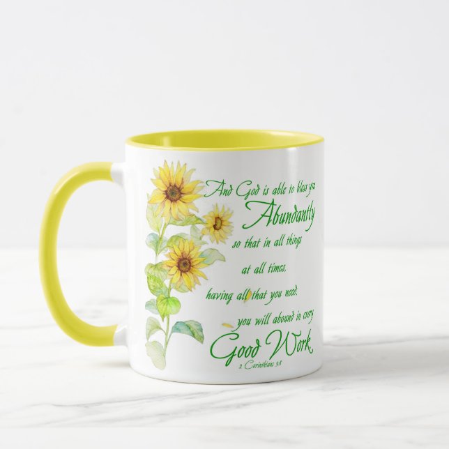 Abundant blessings mug (Left)