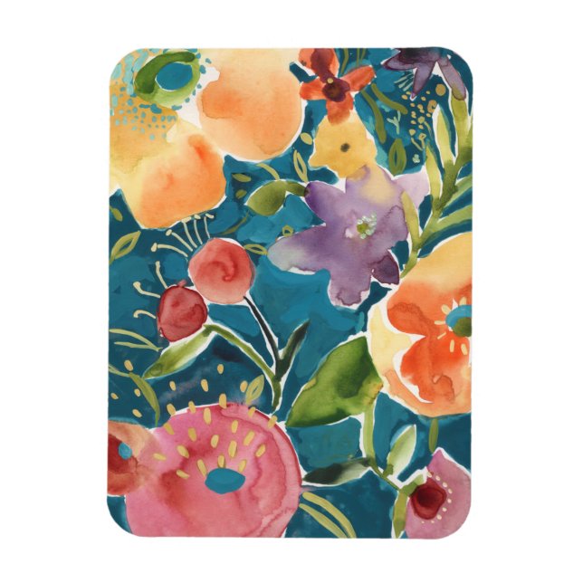 Abundant Florals I Magnet (Vertical)