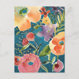 Abundant Florals I Postcard