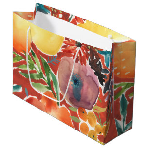 Abundant Florals III Large Gift Bag