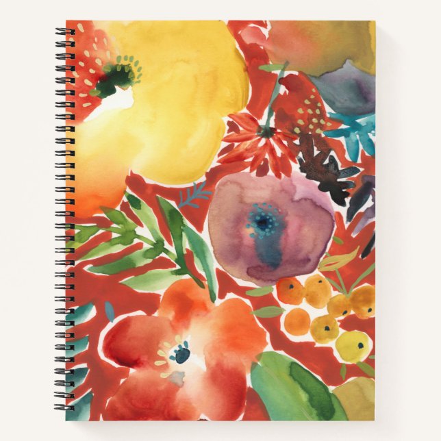 Abundant Florals III Notebook (Front)