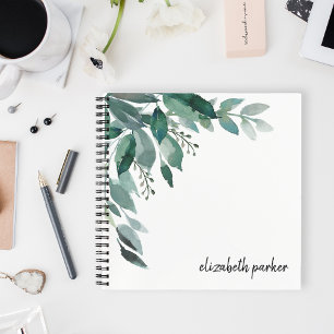 Abundant Foliage Personalised Notebook