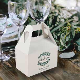 Abundant Foliage Wedding Favour Box
