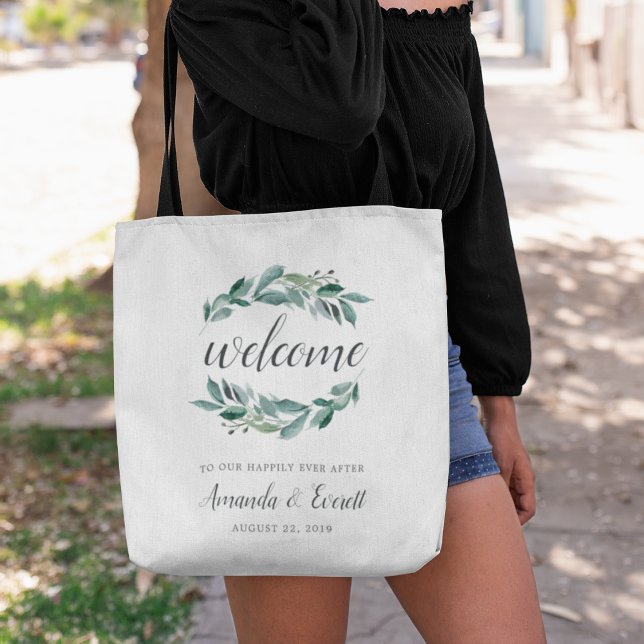 Abundant Foliage Wedding Welcome Tote Bag (Creator Uploaded)