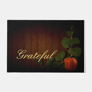 Abundant Harvest Pumpkin Thanksgiving Doormat