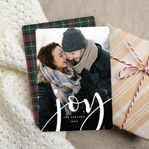 Abundant Joy   Vertical Holiday Photo Card