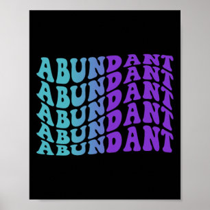 Abundant Prevention Awareness Poster