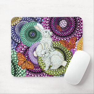 Abundant Rabbits Mouse Pad