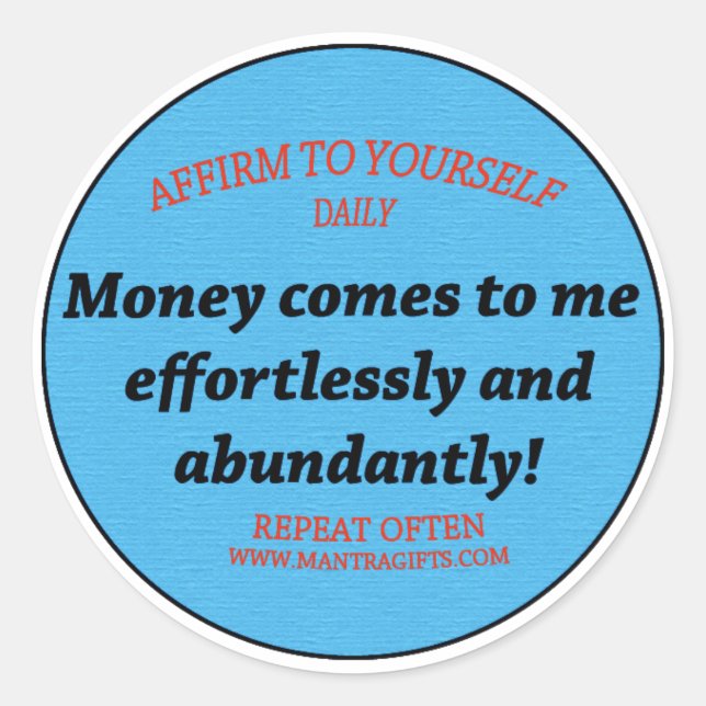 Abundant Sticker (Front)