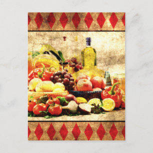 Abundant Table Postcard