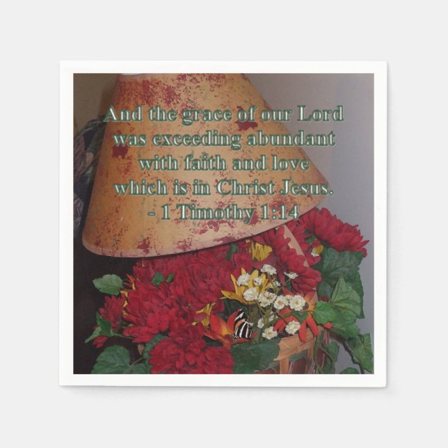 Abundant with Faith Napkin (Front)