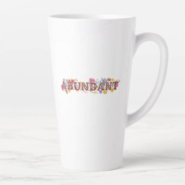 Abundant Women's Retreat Latte Mug (Right)