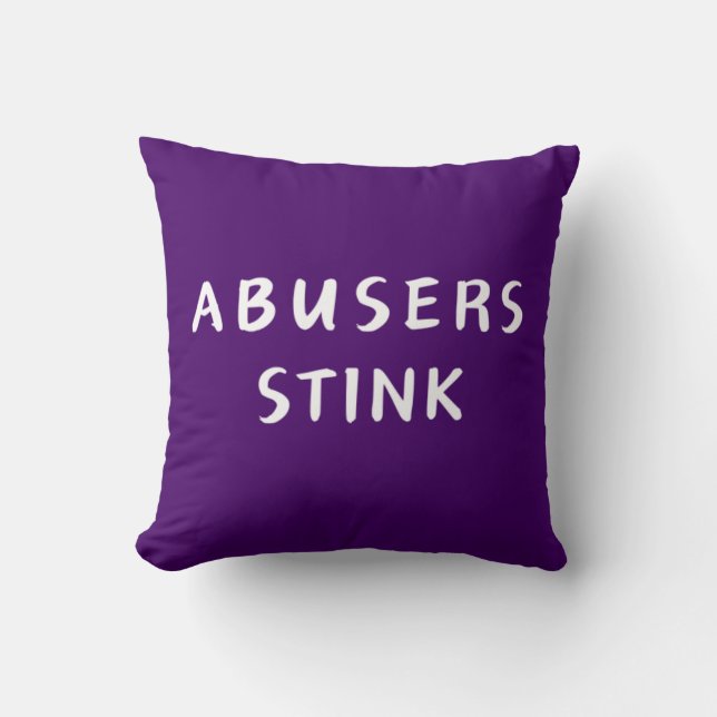 Abusers Stink Cushion (Front)