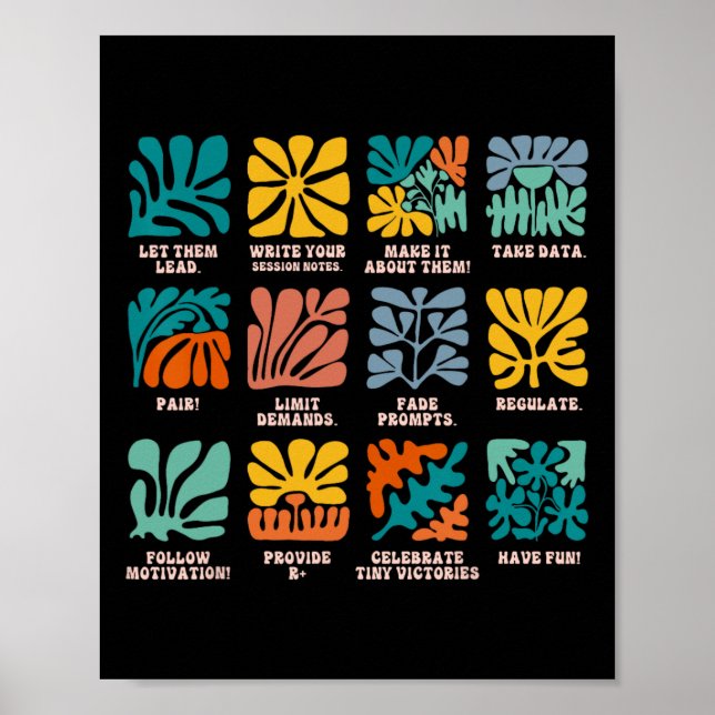 Aby Applied Behaviour Analyst Advocate Autism Lets Poster (Front)