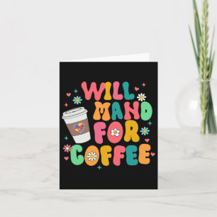 Aby Sped Autism Awareness Coffee Lover Will Mand F Card