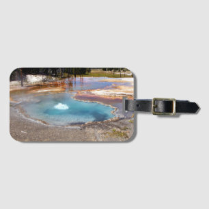 Abyss Pool Hot Springs Yellowstone National Park Luggage Tag