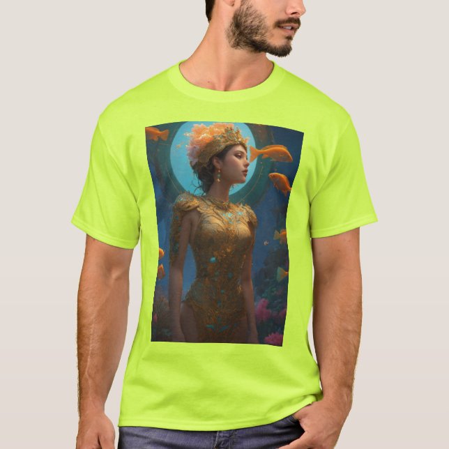 Abyssal Elegance: Dive into the Enchanting Depths  T-Shirt (Front)