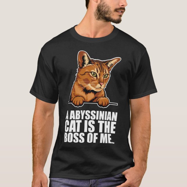 Abyssinian  Abyssinian cat  Abyssinian mum  11 T-Shirt (Front)