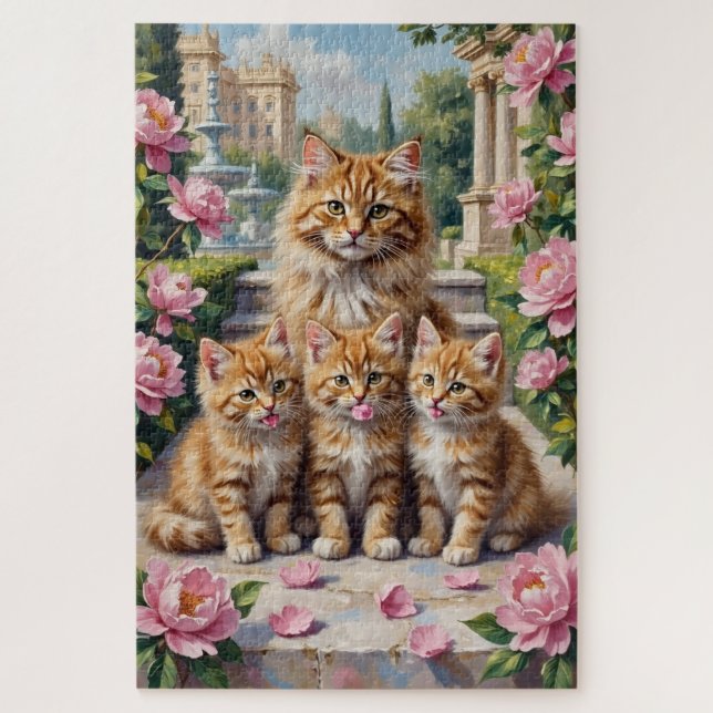 Abyssinian Acacia Savanna Art Jigsaw Puzzle (Vertical)