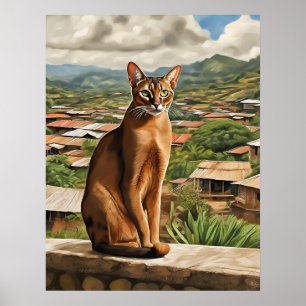 Abyssinian Cat - Art Print