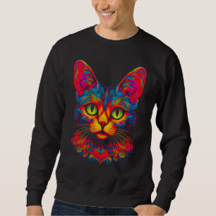 Abyssinian Cat Art Sweatshirt