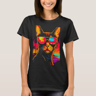 Abyssinian Cat Beach Party T-Shirt