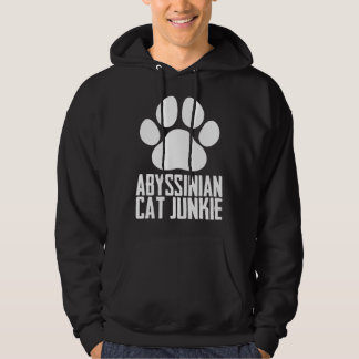 Abyssinian cat junkie hoodie