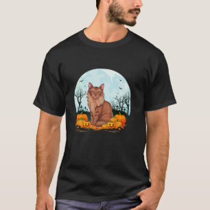 Abyssinian Cat Lovers Boys Girls Halloween Costume T-Shirt