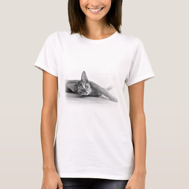 Abyssinian cat T-Shirt (Front)