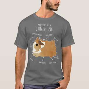Abyssinian Guinea Pig Anatomy 2 T-Shirt
