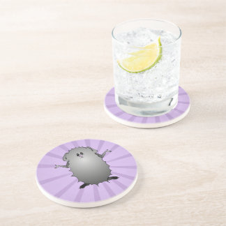 Abyssinian Guinea Pig Comic Coaster