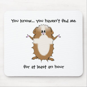 Abyssinian Guinea Pig Sayings Mouse Pad