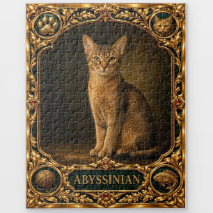 Abyssinian, Jewelled Heirloom Art Jigsaw Puzzle