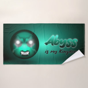 Abyssmoji bath towel