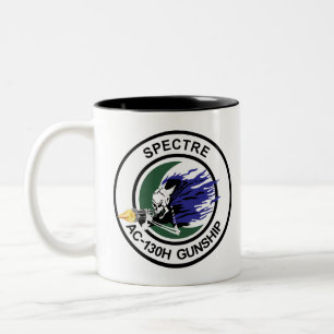 AC-130H Spectre Gunship.PNG Two-Tone Coffee Mug
