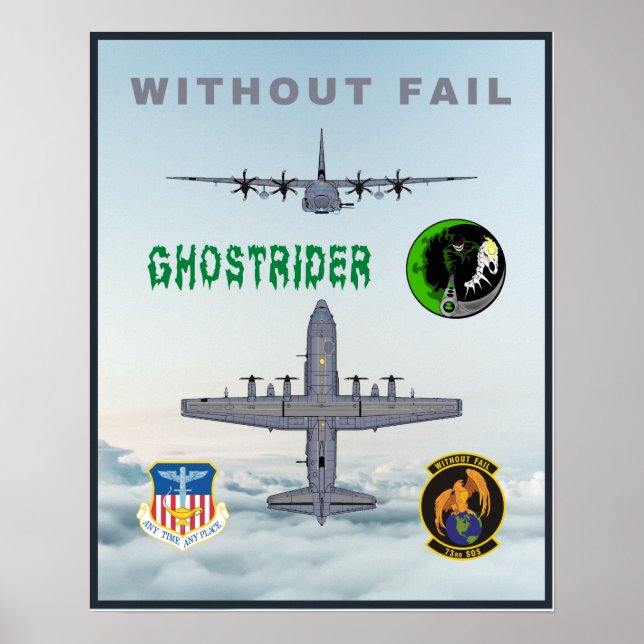 AC-130J Gunship Poster (Front)