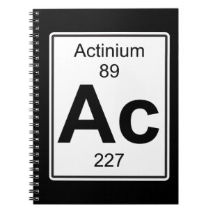 Ac - Actinium Spiral Notebook
