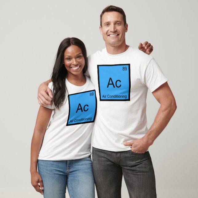 Ac - Air Conditioning Chemistry Element Symbol Tee (Unisex)